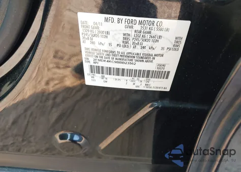 2011 Ford Edge Limited from USA, damaged, VIN 2FMDK4KC9BBB23562